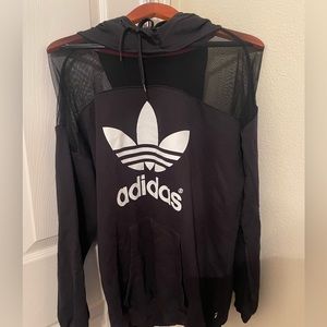 Rita Ora Mesh Adidas Hoodie